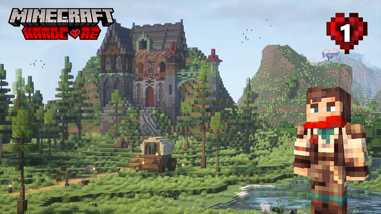 J'AI CR&Eacute;E L'AVENTURE de mes R&Ecirc;VES en Hardcore sur Minecraft