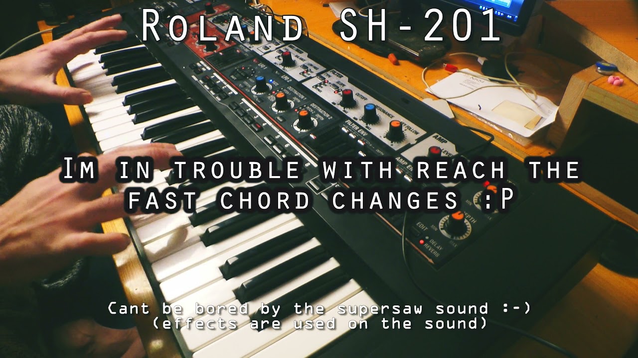 Roland SH-201 - Playing trance classics #2 (supersaw addiction)