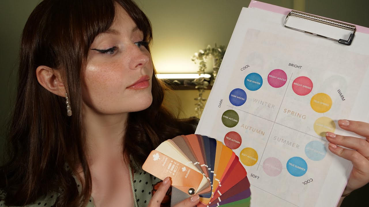 ASMR Color Analysis 🌈 Full 3 Appointments Image Consultant | Personal Attention