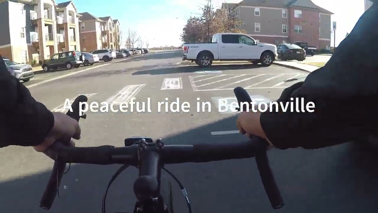 Easy Fat‑Burning Ride Bentonville AR Cycling POV