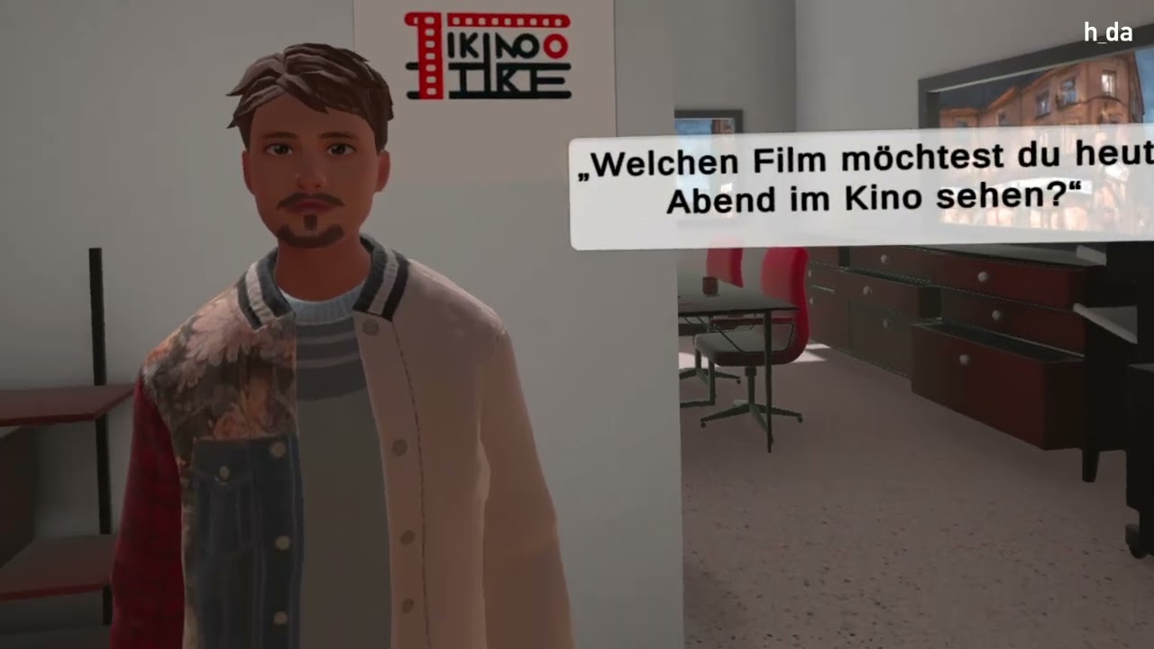 GuudeVR - Immersive Lernszenarien zum Sprachtraining basierend auf generativer KI