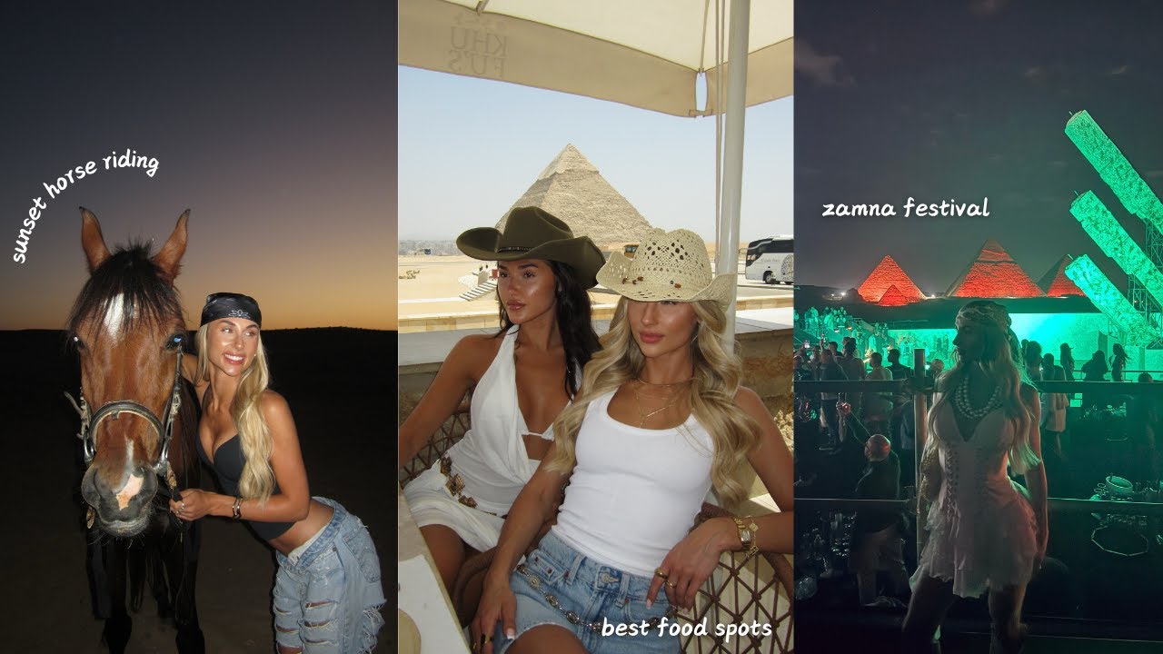EGYPT VLOG: Cairo to El Gouna, Zamna Festival & My Full Itinerary 🇪🇬