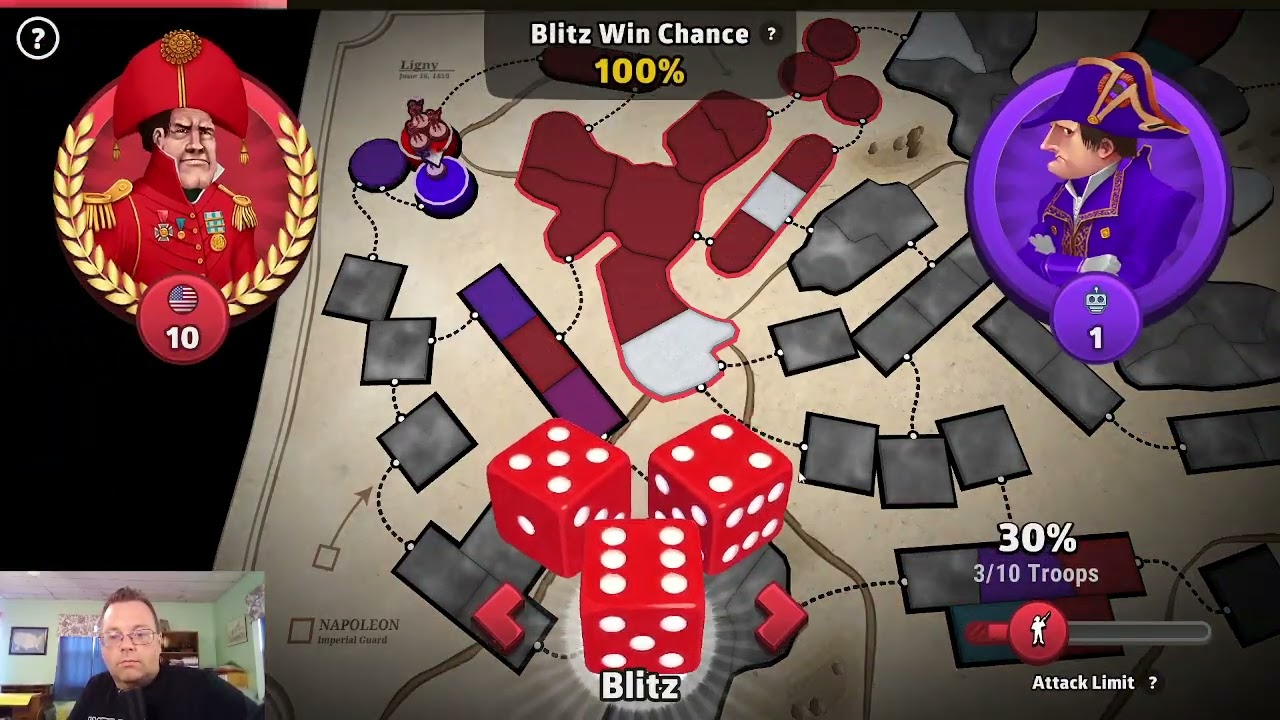 New Map! - Battle of Ligny Progressive Caps on RISK: Global Domination