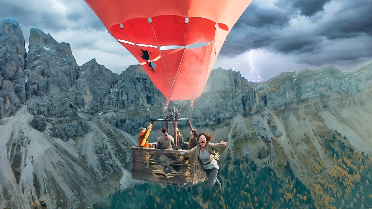 15,000 Meter Ki Height Par Fasa Hot Air Balloon | Survival Film/Movie Explained In Hindi/Urdu