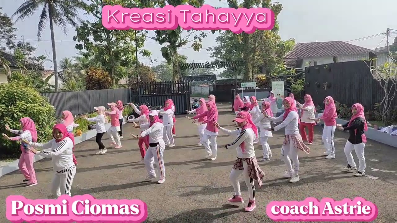 Kreasi TAHAYYA//Koreo by Abah H.Iwan Suryawan Ketua Posmi Kota Bogor//Posmi Ciomas & Chika