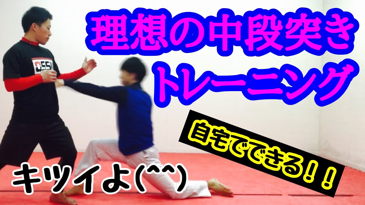 【自宅でできる】理想の中段突きトレーニング