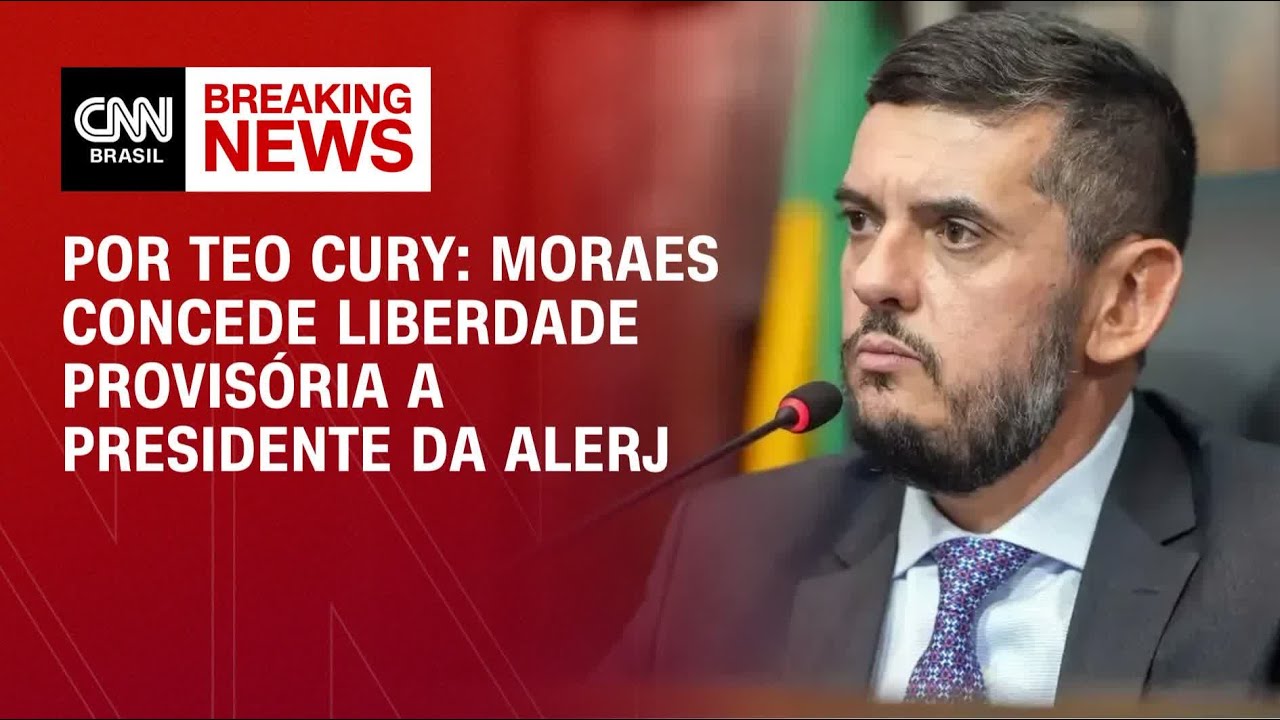 Moraes concede liberdade provisória ao deputado Rodrigo Bacellar, da Assembleia do RJ | CNN 360º
