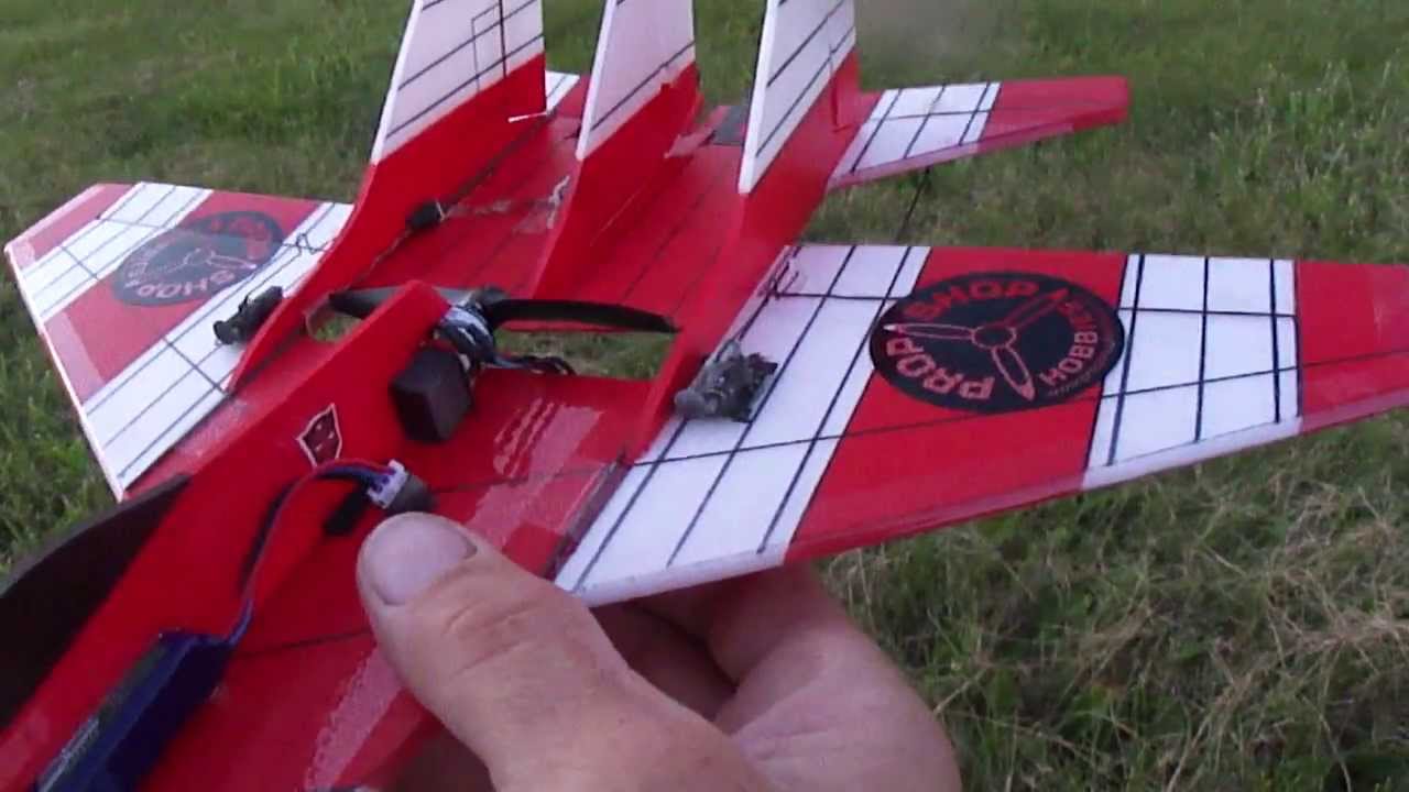 Ultra Micro ( MIG-29 ) Built using 3mm depron foam, 3000kv brushless motor,