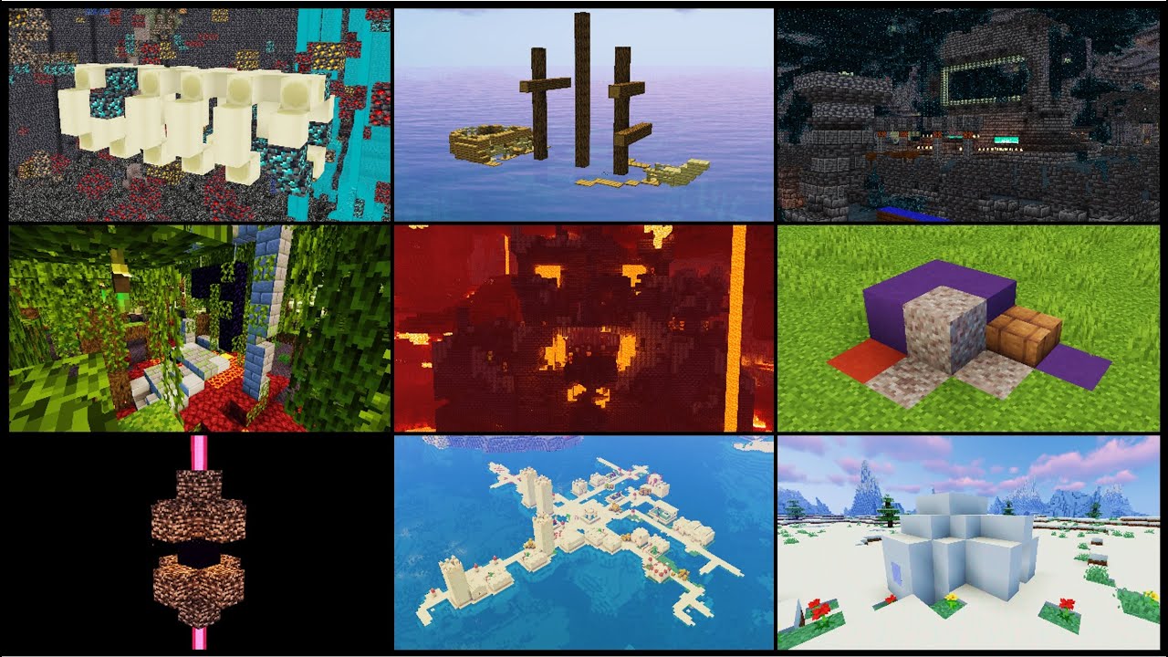 Каждая структура в Minecraft 1.20