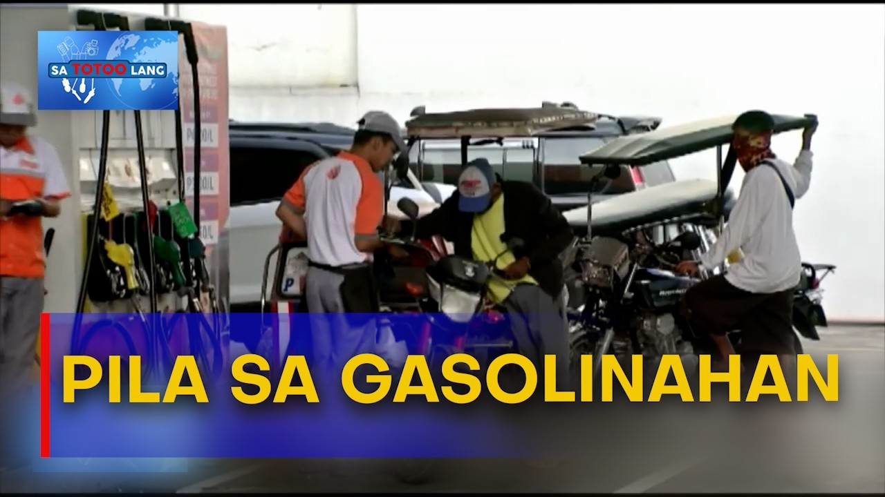 Mga gasolinahan, pinilahan ng mga gustong magpa-full tank bago ang oil price hike | Sa Totoo Lang