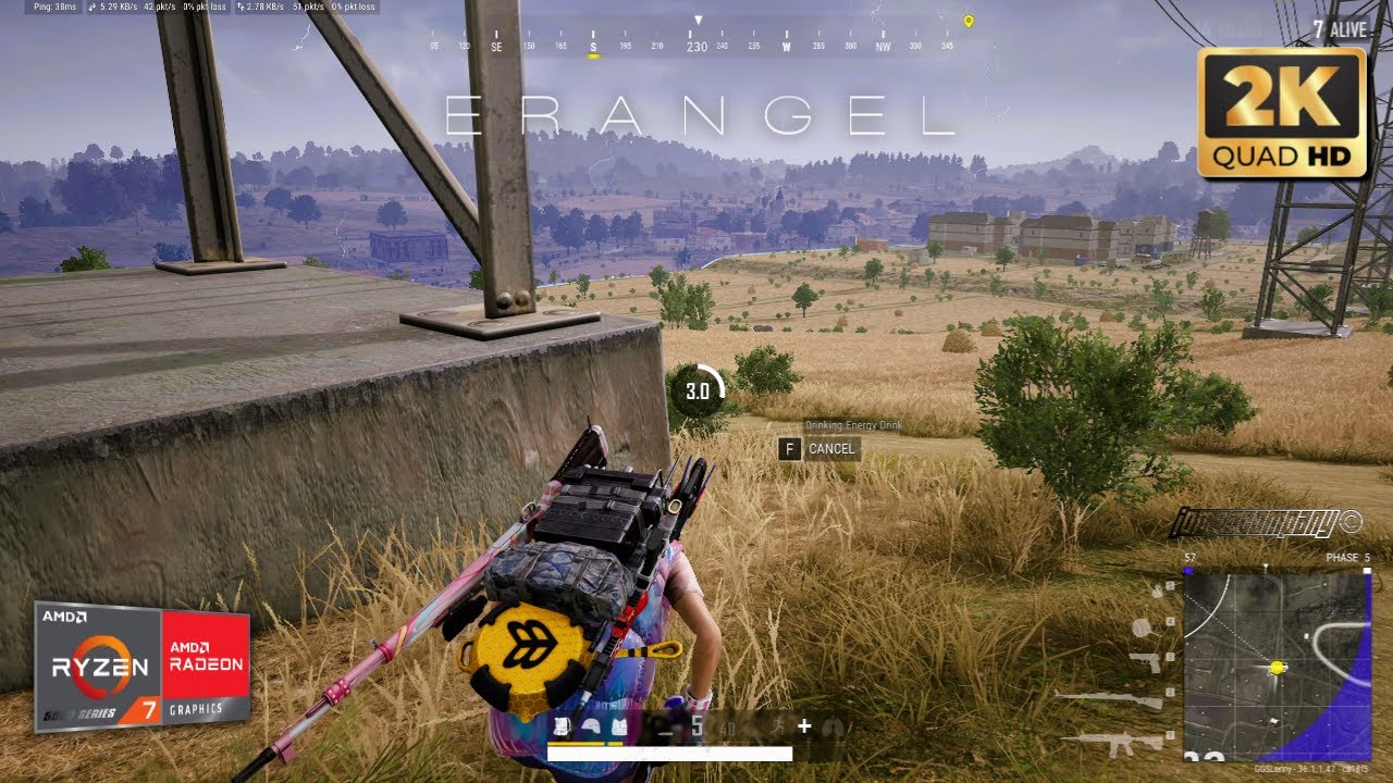PUBG PC : BATTLEGROUNDS 2025 | AMD Ryzen 7 5700X3D | RX 6700 XT | Ram DDR4 32GB 3600Mhz (OC) | 2K