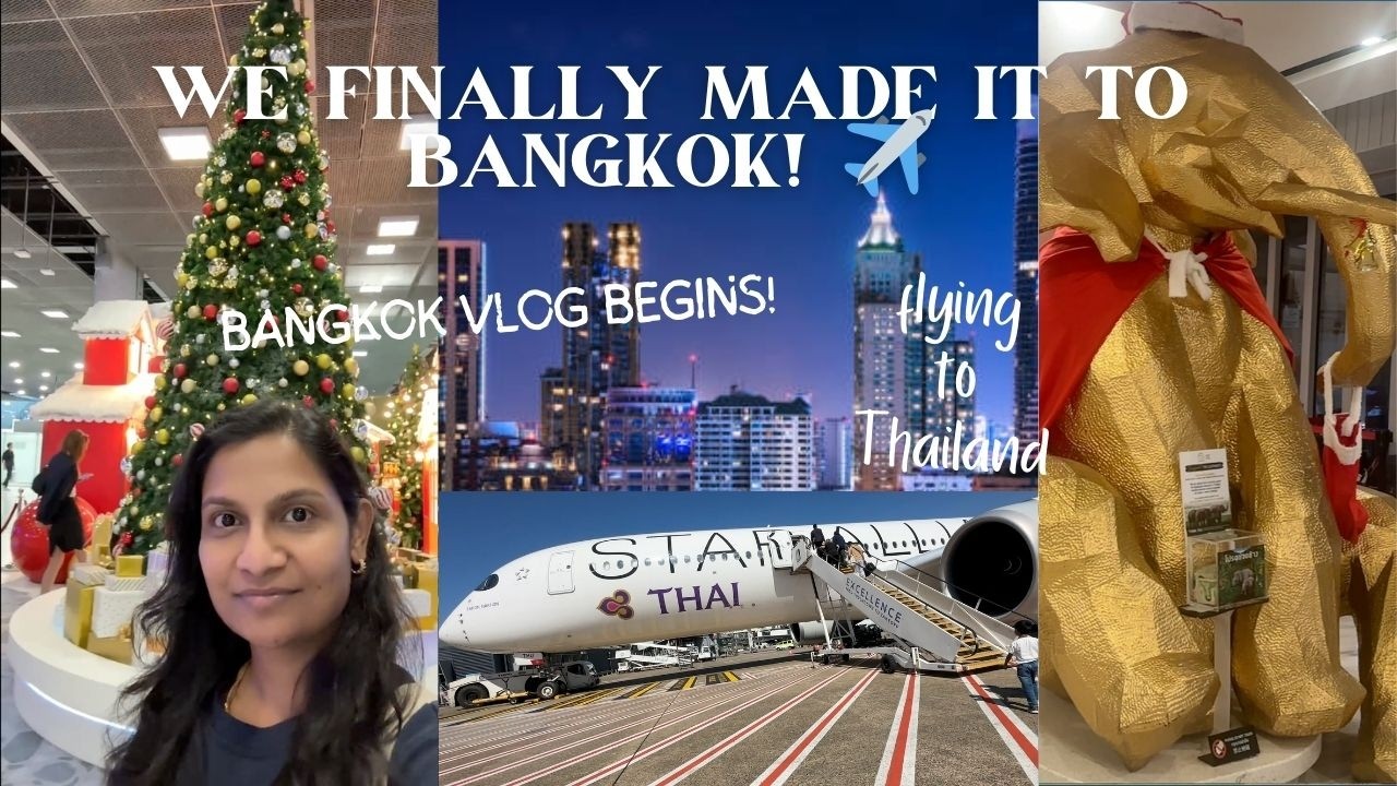 தமிழில்:Landed in Thailand! ✈️| Airport to Hotel
