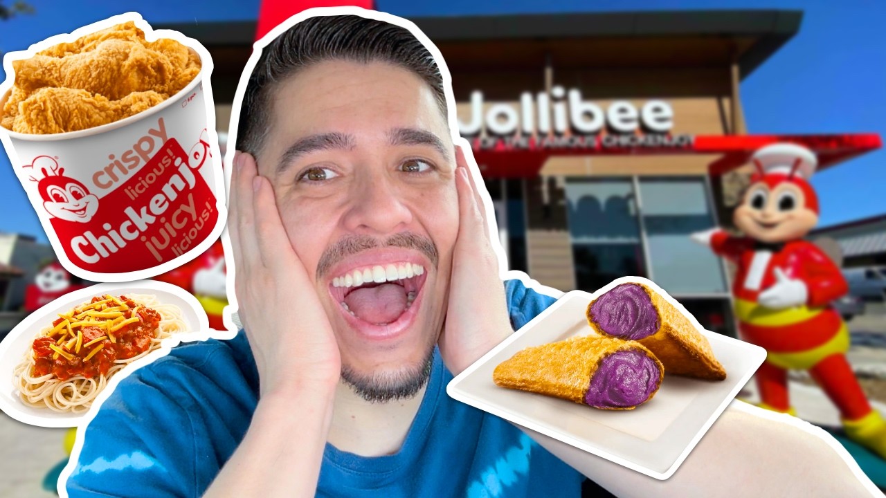 I Ordered the ENTIRE Jollibee Menu!