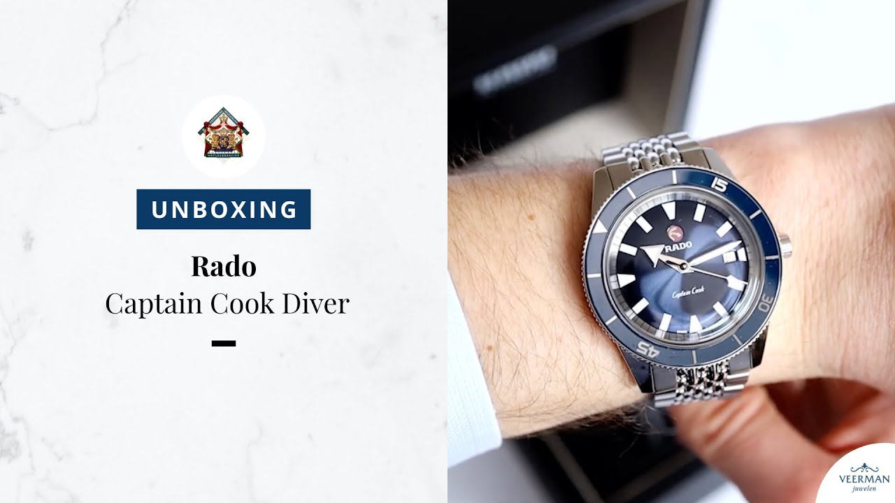 My Favorite Diver! Rado Captain Cook Blue | Unboxing