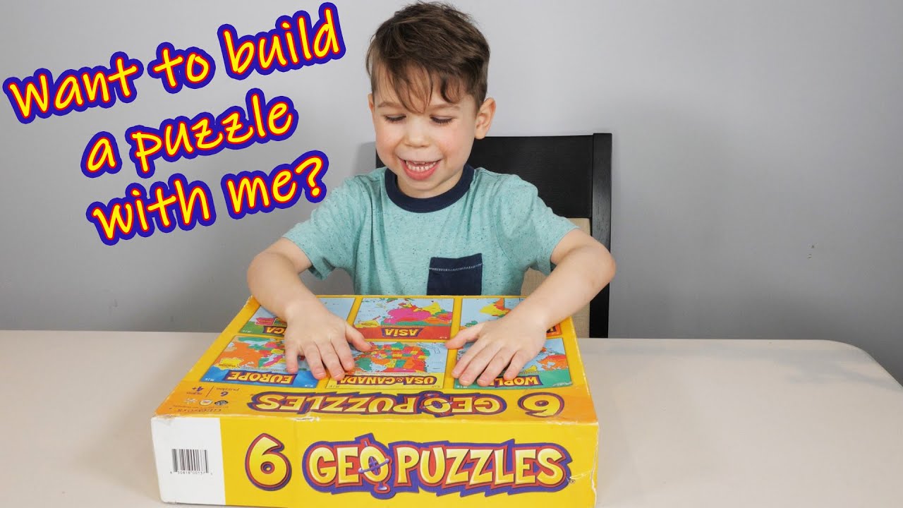 Puzzle with Everett - Europe Geo Puzzle
