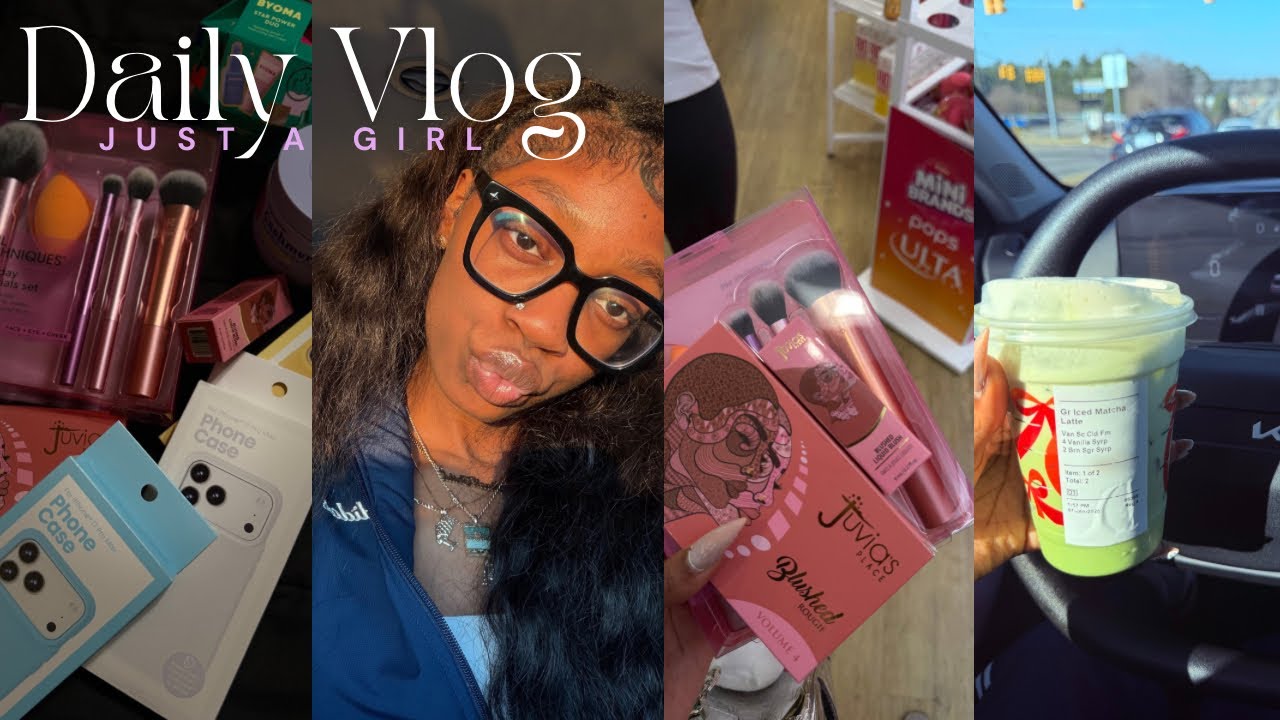SPEND THE DAY WITH ME | STARBUCKS RUN + GIRL ERRANDS + CAR RIDE + ETC