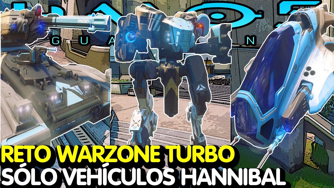 Halo 5 / Sólo Vehículos Hannibal / Reto Warzone Turbo / 64 Kills