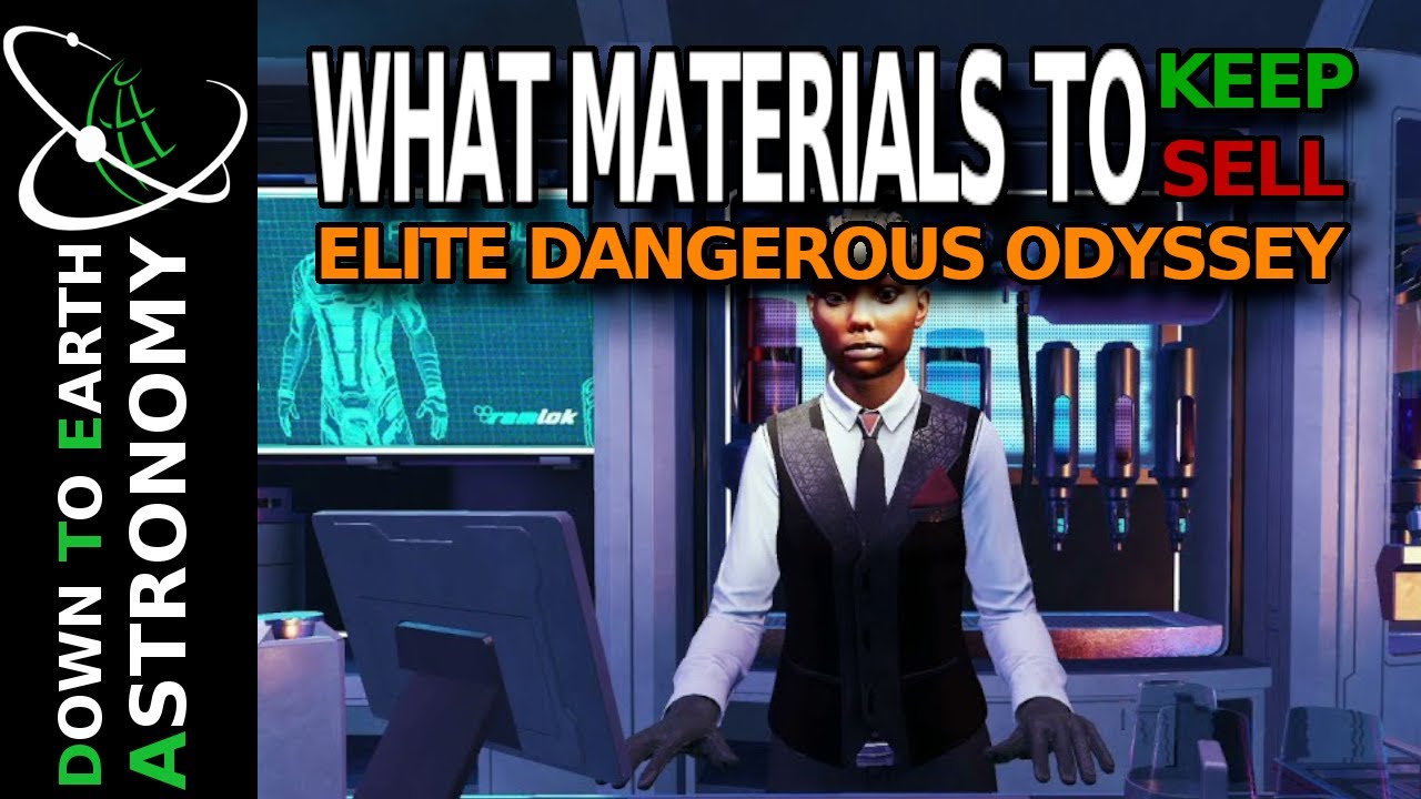 What Materials to keep and What to Sell in Elite Dangerous Odyssey