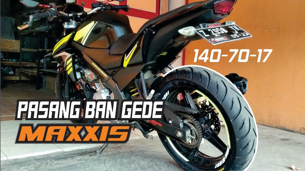 Pasang ban 140/70-17 di new vixion I ban besar makin kekar
