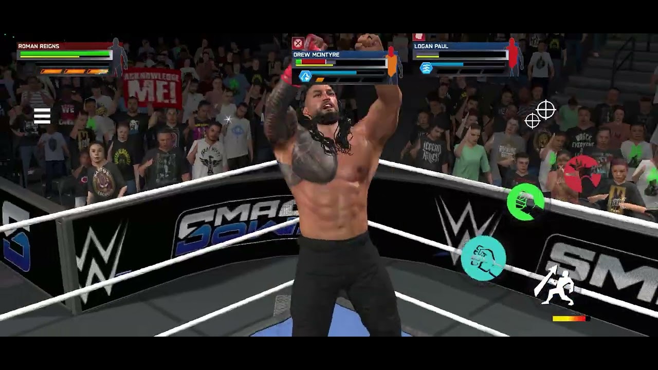 WWE OTC ROMAN REIGN VS DREW MCINTYRE & LOGAN PAUL