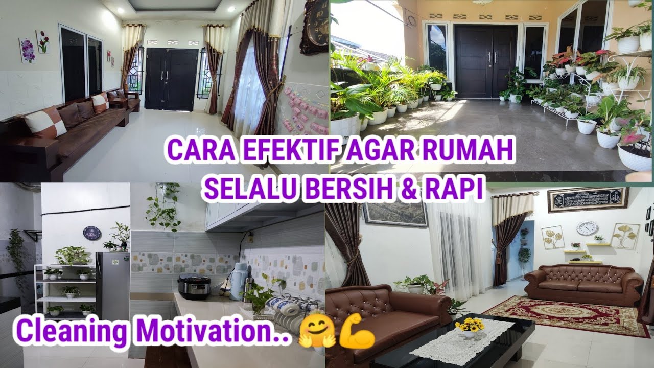 CARA EFEKTIF AGAR RUMAH SELALU BERSIH DAN RAPI ALA @BUNDA FITRI || CLEANING MOTIVATION 🤗