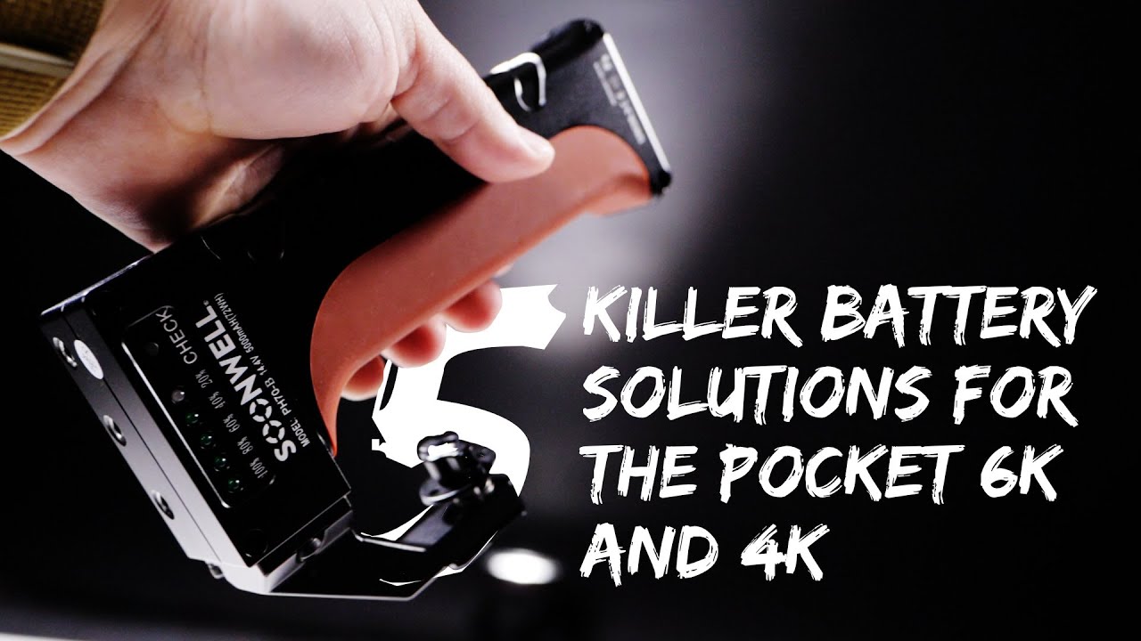 Five great battery solutions for the BLACKMAGIC POCKET 6K and 4K cinema cameras - Soonwell PH70