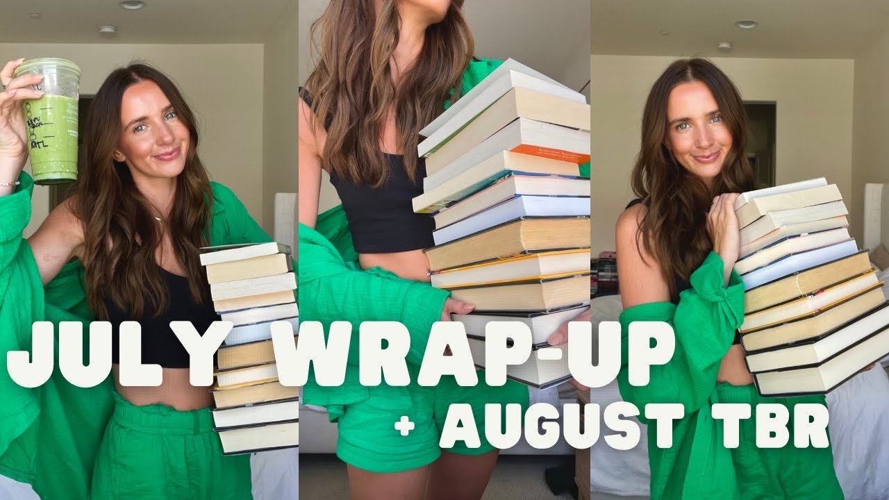 july wrap up & august tbr | I read 14 books this month!