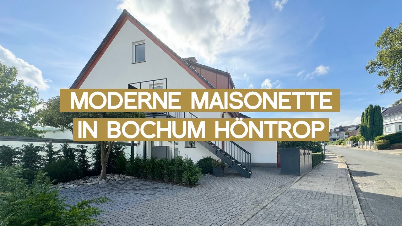 Erstbezug: Moderne Maisonette-Wohnung in Bochum Höntrop