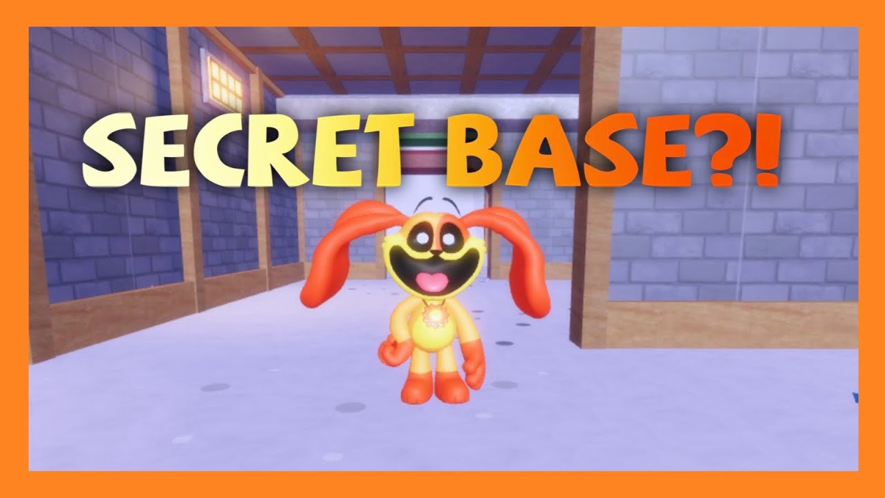 SECRET BASE IN SMILING CRITTERS RP?! EXPLORING THE BASEMENT #smilingcrittersrp