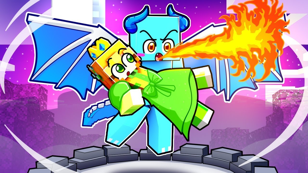Viviendo como Un DRAGON PROTECTOR en Minecraft!