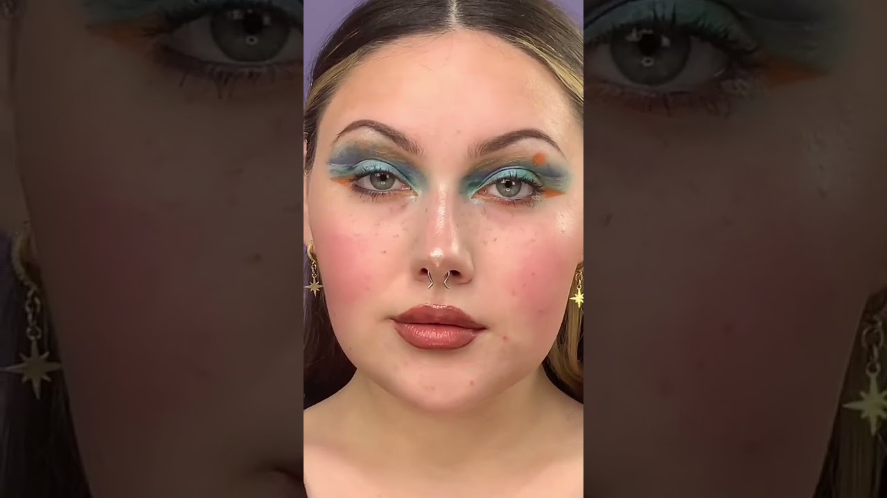 Painting a Claude Monet masterpiece on my eyes. Beautiful end result!