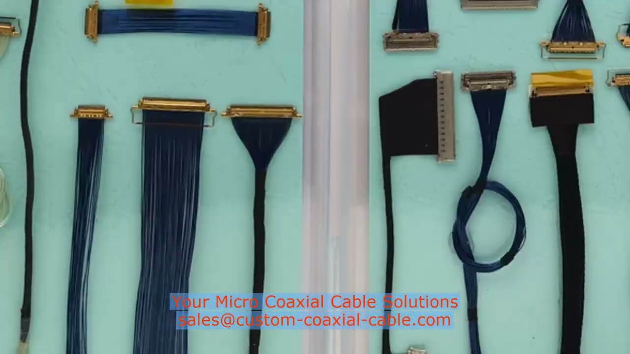 Micro-Coax Cable Assembly Poland Distributor 0.3 Mm Pitch Micro Connector Types For Endoscope Knife