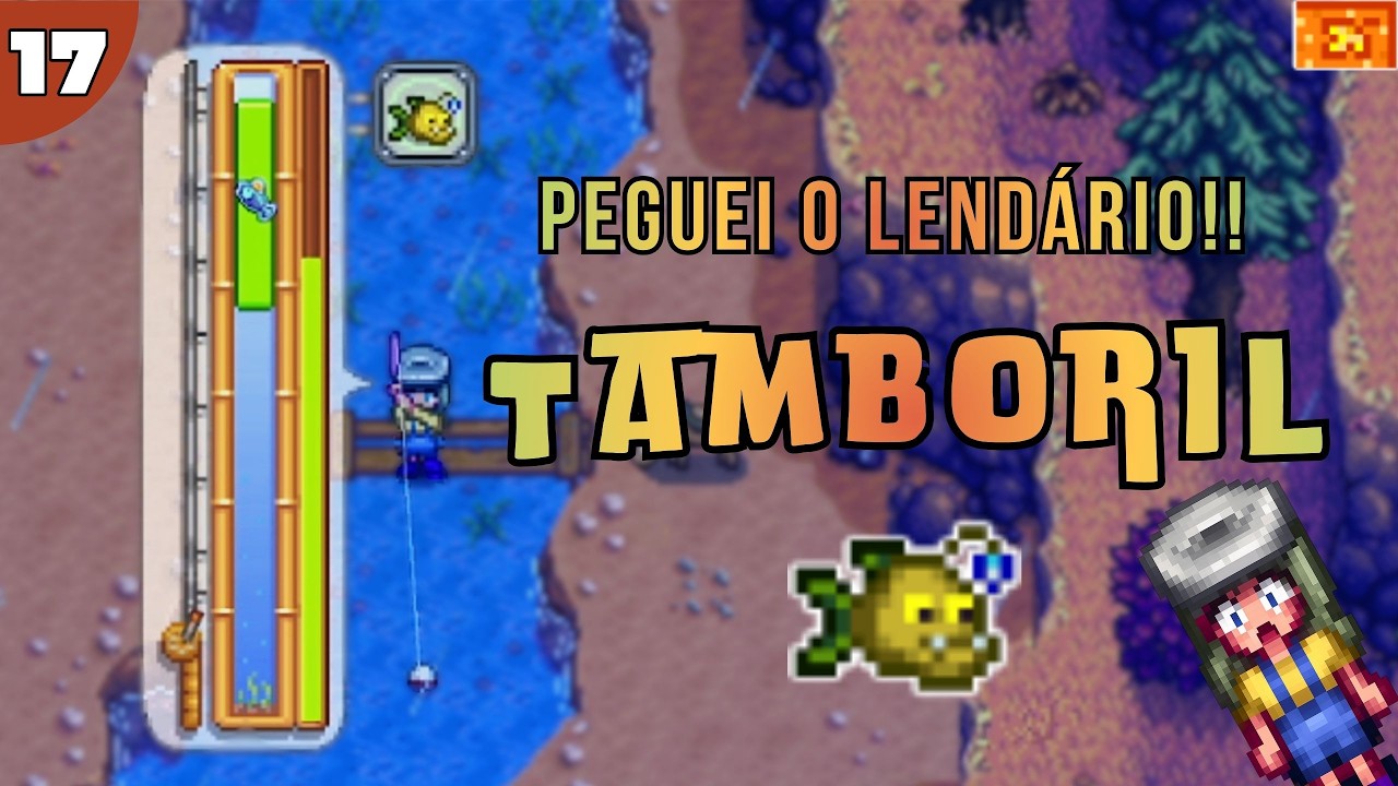 Stardew Valley – PEGUEI O PEIXE LENDÁRIO DO OUTONO! 🍂🎣 – (Gameplay sem comentários)
