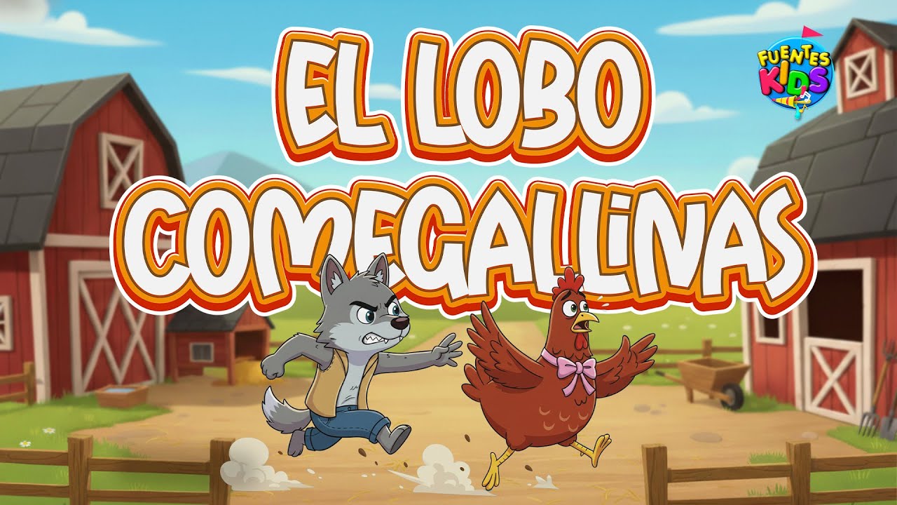 El Lobo Comegallinas - Cantoalegre [Video Animado]