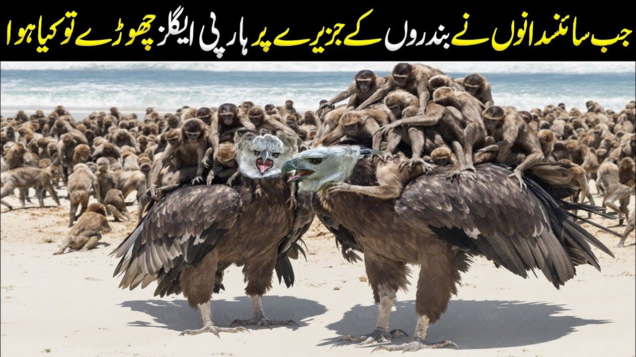 Scientists Released Two Harpy Eagles on a Monkey Island — The Result Shocked Everyone