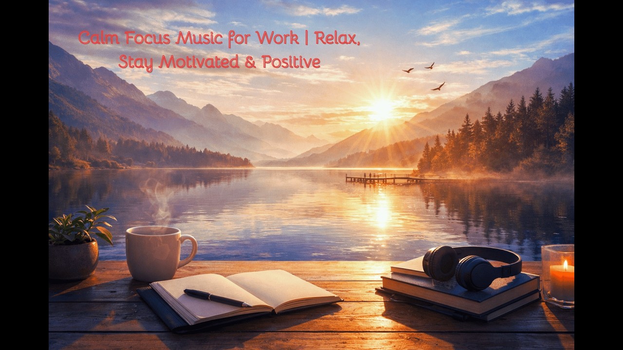 Calm Focus Music for Work | Relax, Stay Motivated & Positive