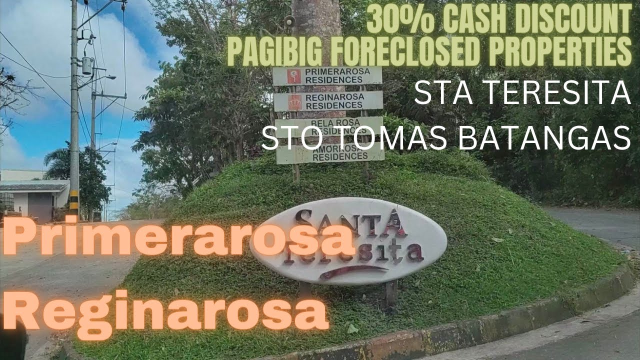 EP 55 UPDATES SA PRIMERA ROSA AT REGINA ROSA STO TOMAS BATANGAS DUPLEX 30%CASH DISCOUNT