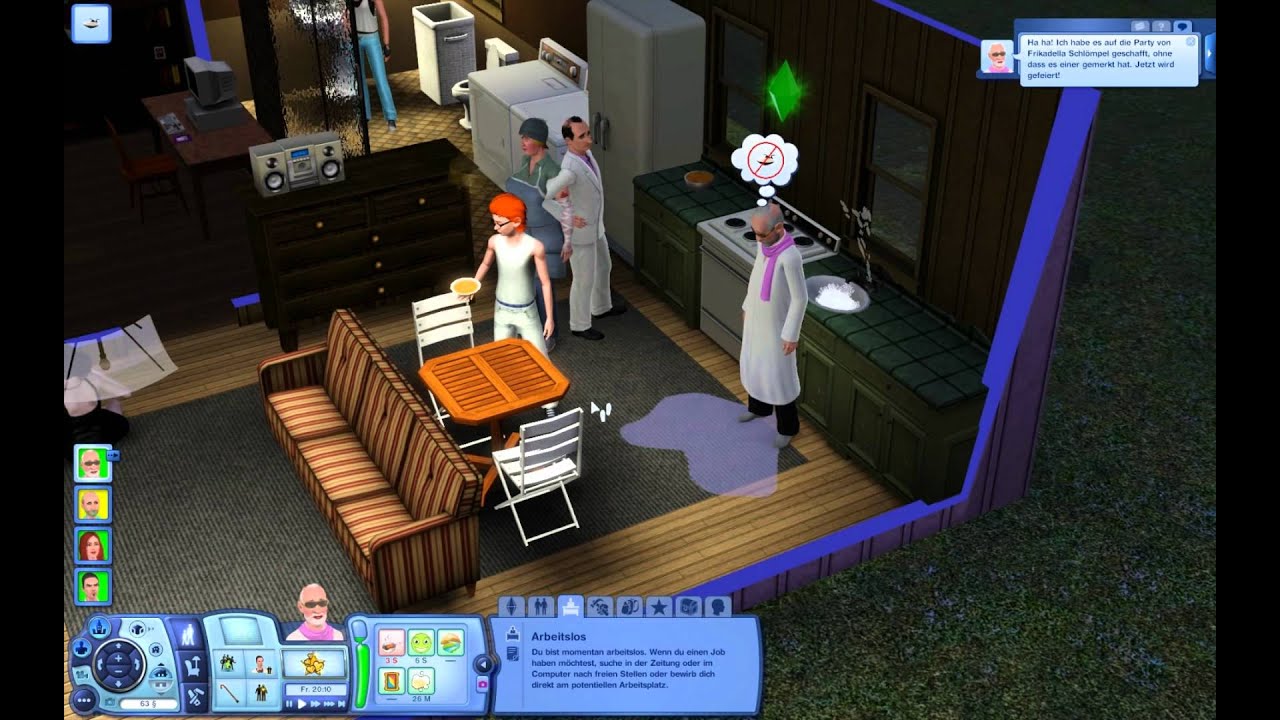 Let's Play Die Sims 3 #069 [Deutsch] [HD] - Partytime bei den Schlömpels