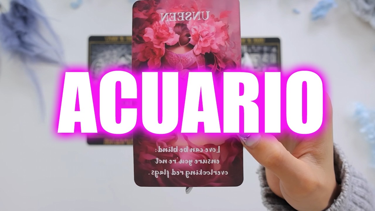ACUARIO OCURRIRÁ EL JUEVES 19, LA VIDENTE🔮TE PREDICE EL FALLECIMIENTO⚰️DE ALGUIEN QUE TE HIZO DAÑO