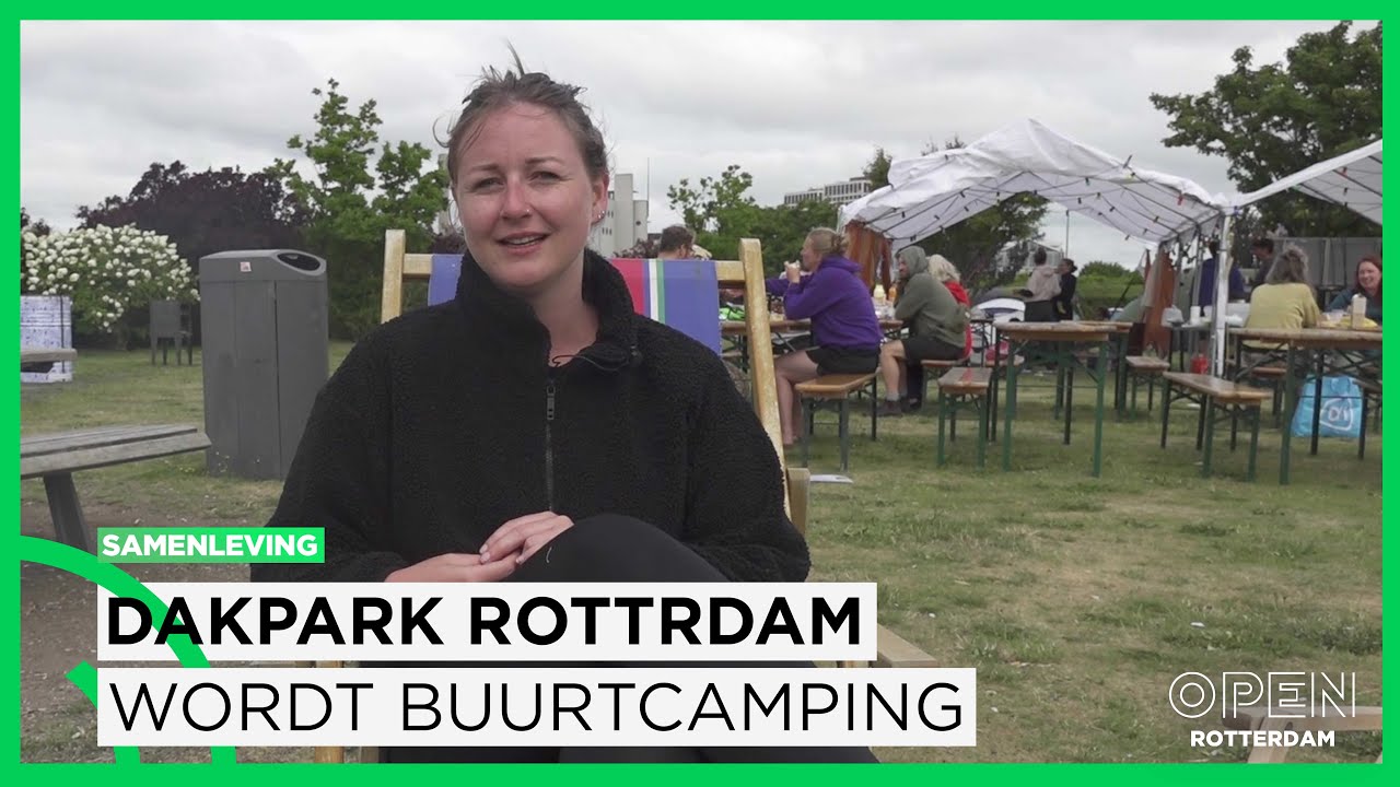 Op vakantie in eigen wijk: Dakpark getransformeerd tot Buurtcamping BoTu | SAMENLEVING