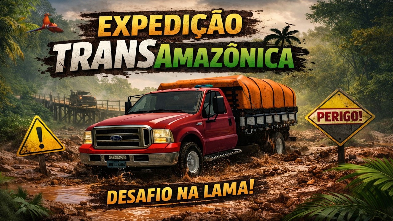 🌴🔥EXPEDIÇÃO TRANSAmazônica com F4000 🚛 A Travessia Mais Difícil da Minha Vida | ETS2 EP.1😱