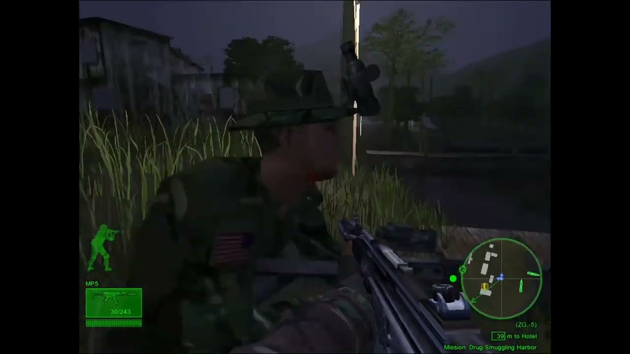 Delta Force Black Hawk Down: Team Saber Colombia - Drug Smuggling Harbour #gaming