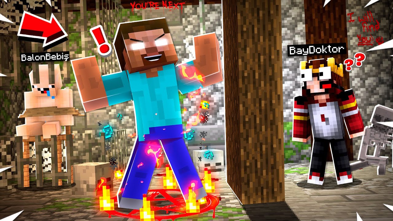 BALON BEBİŞİ HEROBRİNE KAÇIRDI !! 😱 - Minecraft