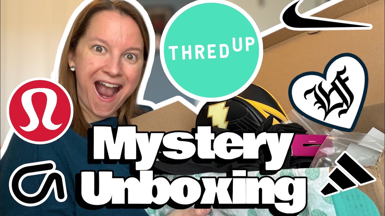 Распаковка загадочного набора THREDUP Rescue FUN | Они прислали LULULEMON! 😳