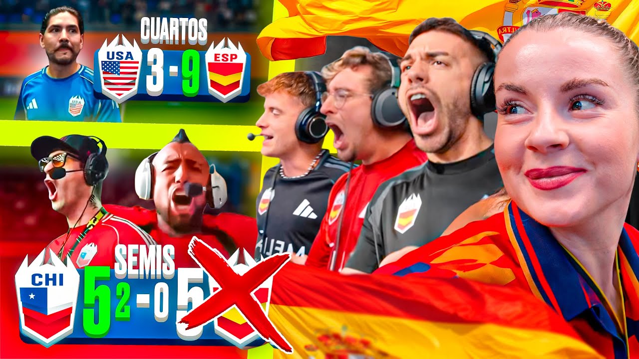 😨 ESPAÑA ELIMINADA DEL MUNDIAL POR CHILE 🤯 🇪🇸🇨🇱 INSIDE MUNDIAL KINGS