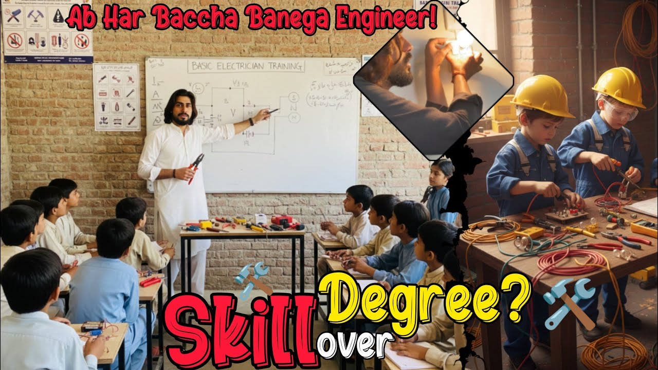 In Masoom Bacchon Ne Seekha Bijli⚡ Ka Kaam! | Basic Electrician Training for Kids💡