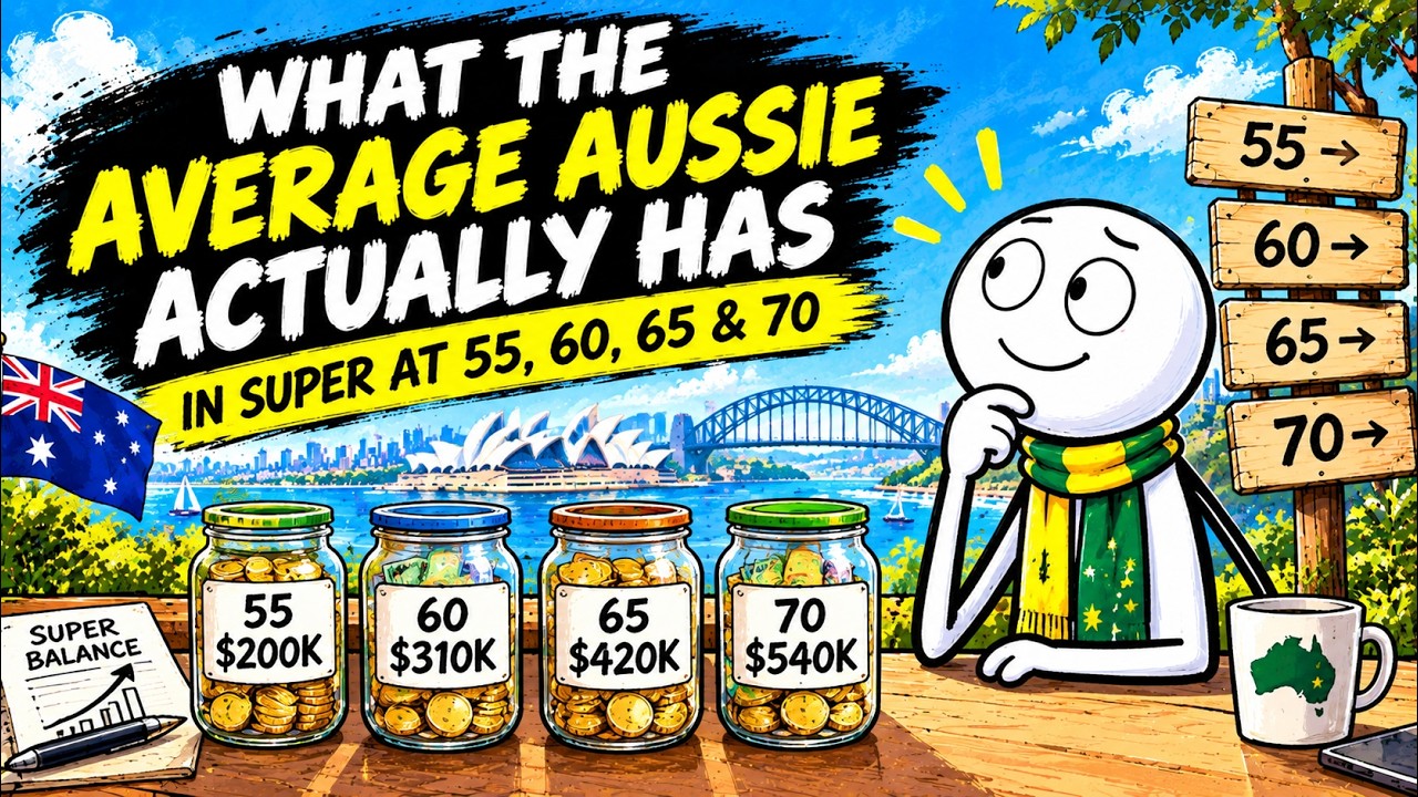 What the Average Aussie ACTUALLY Has in Super at 55, 60, 65 & 70
