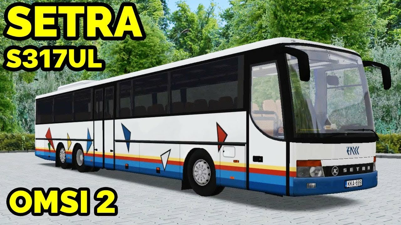 Omsi. Карта Omninsk.Setra S 317 Ul. Маршрут 106.