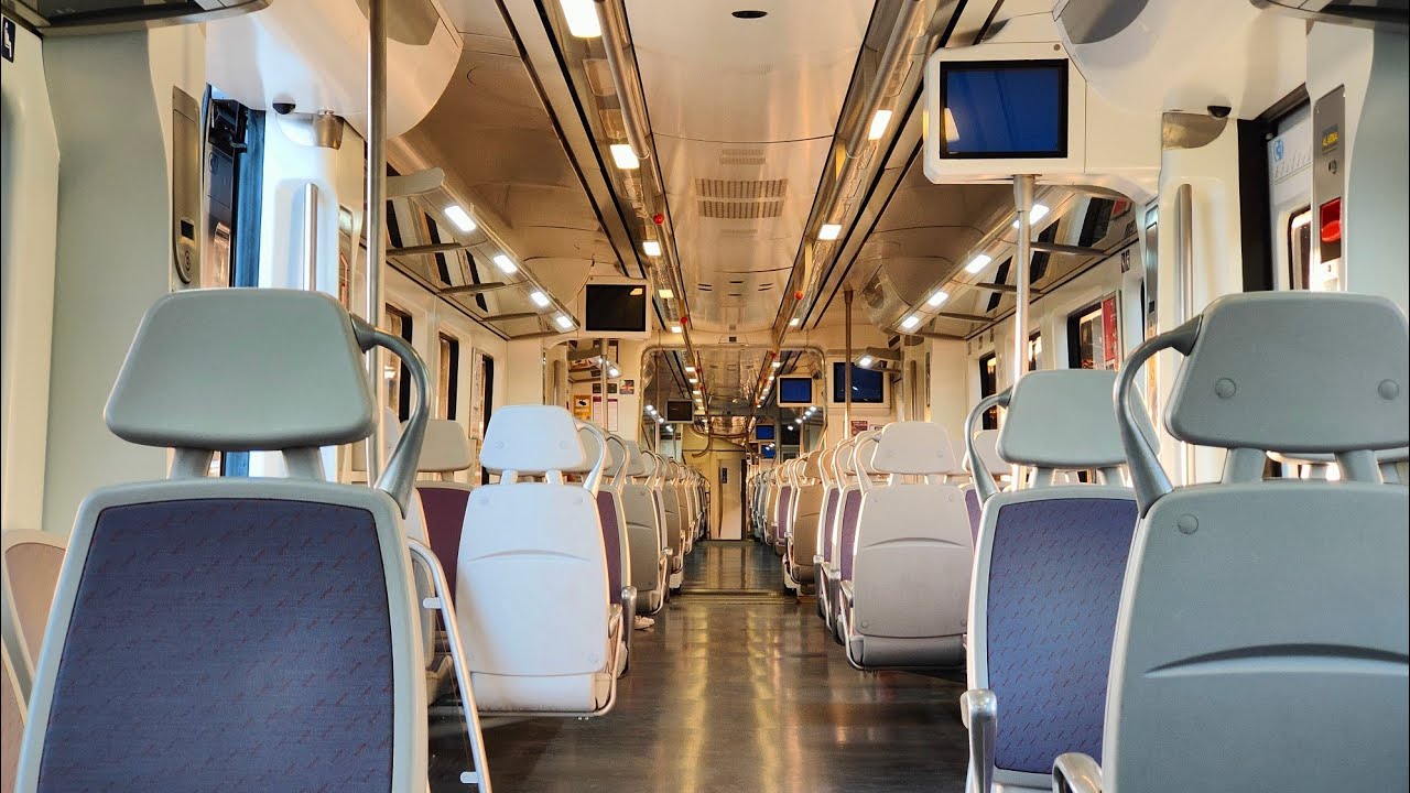 Trenes de España : Tren Civia 465 Cercanías Renfe Madrid ( TRAYECTO ) Suburban Railway ~ Train ride