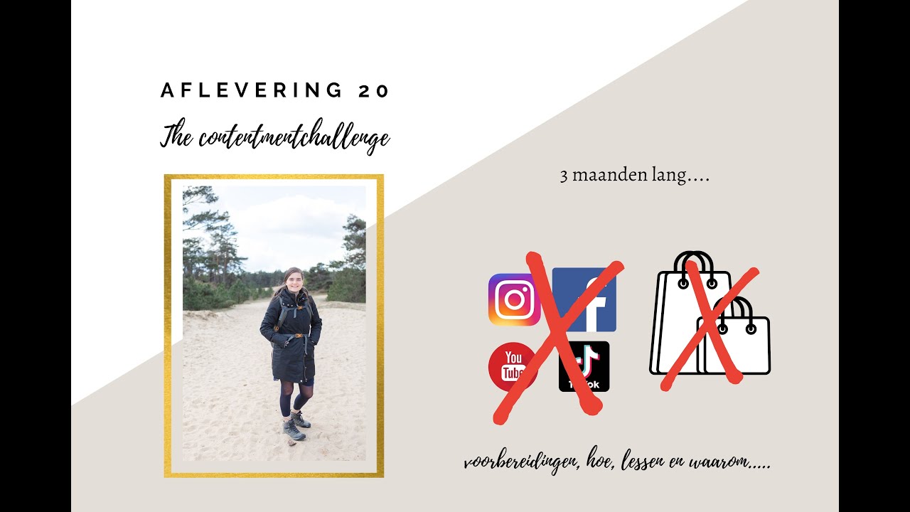 Hoe ik 3 maanden geen kleding kocht en social media gebruikt, alles over de contentmentchallenge